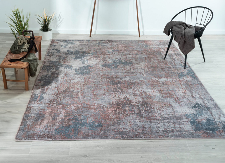 Terrassenboden - Wunderschöner Flachwebteppich für den Innen- und Außenbereich, in Größe 165 (Brücke, 120x180 cm) bis 282 (Teppich, 200x290 cm), in Farbe BUNT Ansicht 1