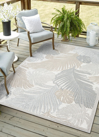 Terrassenboden - Stilvolle Brücken und Teppiche für den Innen- und Außenbereich, in Größe 113 (Brücke, 80x150 cm) bis 249 (Teppich, 160x230 cm), in Farbe CREME – Farbe CREME – Ansicht 