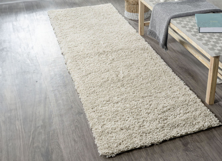 Modern - Traumhaft flauschige Brücken und Teppiche in Shaggy-Qualität, in Größe 111 (Brücke 60x90 cm) bis 304 (Teppich rund ø 150 cm), in Farbe GRAU Ansicht 41
