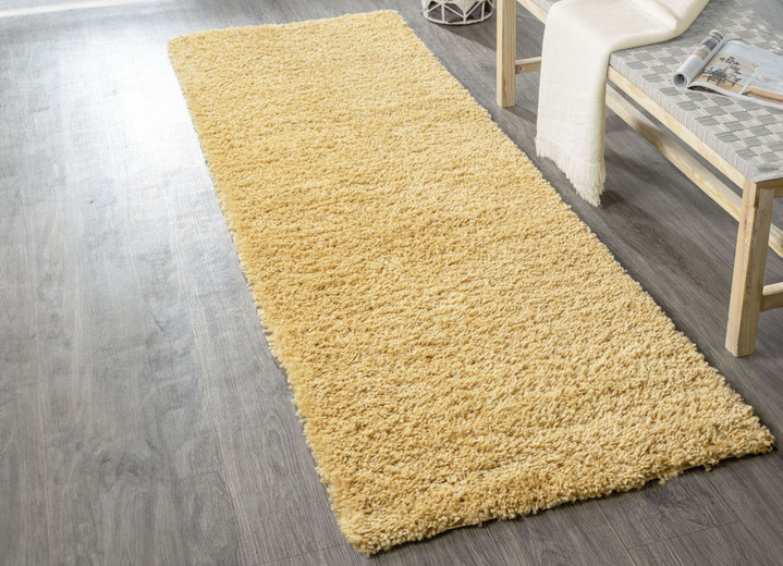 Modern - Traumhaft flauschige Brücken und Teppiche in Shaggy-Qualität, in Größe 111 (Brücke 60x90 cm) bis 304 (Teppich rund ø 150 cm), in Farbe CREME Ansicht 39