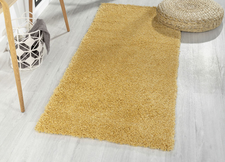 Modern - Traumhaft flauschige Brücken und Teppiche in Shaggy-Qualität, in Größe 111 (Brücke 60x90 cm) bis 304 (Teppich rund ø 150 cm), in Farbe DUNKELGRAU Ansicht 34