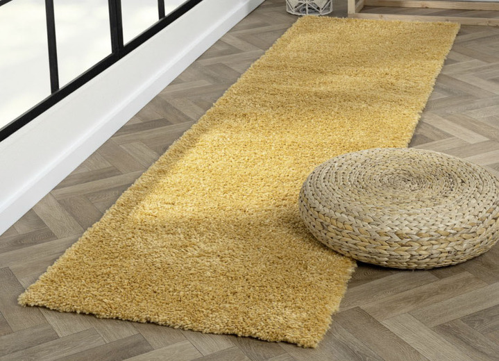 Modern - Traumhaft flauschige Brücken und Teppiche in Shaggy-Qualität, in Größe 111 (Brücke 60x90 cm) bis 304 (Teppich rund ø 150 cm), in Farbe DUNKELGRAU Ansicht 35