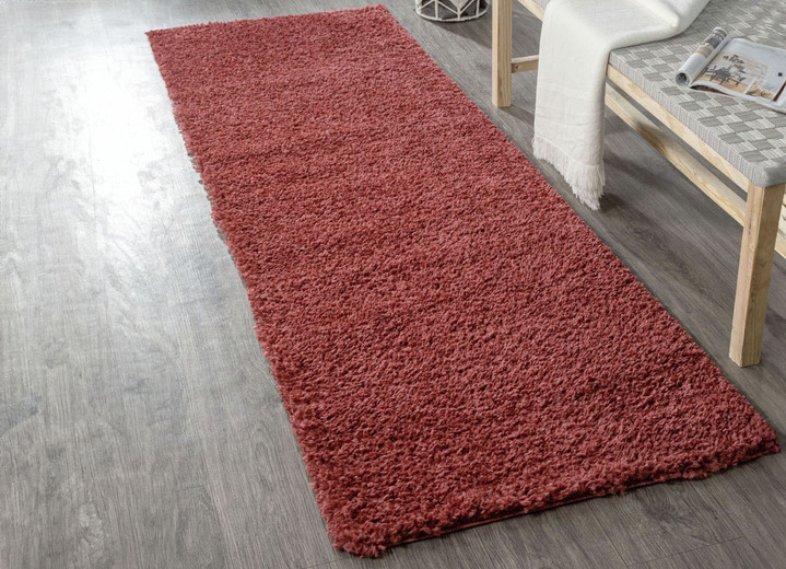 Modern - Traumhaft flauschige Brücken und Teppiche in Shaggy-Qualität, in Größe 111 (Brücke 60x90 cm) bis 304 (Teppich rund ø 150 cm), in Farbe DUNKELGRAU Ansicht 33