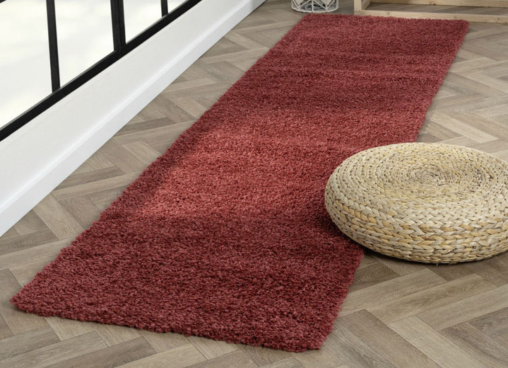 Modern - Traumhaft flauschige Brücken und Teppiche in Shaggy-Qualität, in Größe 111 (Brücke 60x90 cm) bis 304 (Teppich rund ø 150 cm), in Farbe DUNKELGRAU Ansicht 31