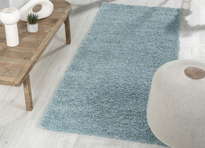 Modern - Traumhaft flauschige Brücken und Teppiche in Shaggy-Qualität, in Größe 111 (Brücke 60x90 cm) bis 304 (Teppich rund ø 150 cm), in Farbe CREME Ansicht 30