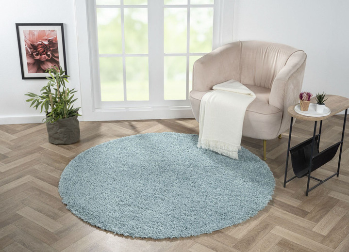 Modern - Traumhaft flauschige Brücken und Teppiche in Shaggy-Qualität, in Größe 111 (Brücke 60x90 cm) bis 304 (Teppich rund ø 150 cm), in Farbe GOLD Ansicht 14