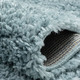 Modern - Traumhaft flauschige Brücken und Teppiche in Shaggy-Qualität, in Größe 111 (Brücke 60x90 cm) bis 304 (Teppich rund ø 150 cm), in Farbe DUNKELGRAU – Farbe HELLBLAU – Ansicht 2