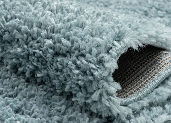 Modern - Traumhaft flauschige Brücken und Teppiche in Shaggy-Qualität, in Größe 111 (Brücke 60x90 cm) bis 304 (Teppich rund ø 150 cm), in Farbe DUNKELGRAU Ansicht 16