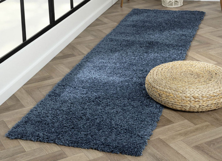 Modern - Traumhaft flauschige Brücken und Teppiche in Shaggy-Qualität, in Größe 111 (Brücke 60x90 cm) bis 304 (Teppich rund ø 150 cm), in Farbe GOLD Ansicht 25