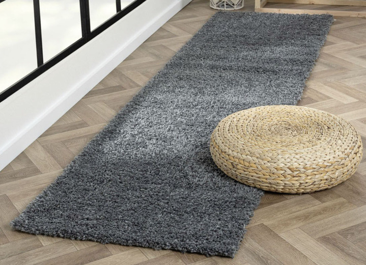 Modern - Traumhaft flauschige Brücken und Teppiche in Shaggy-Qualität, in Größe 111 (Brücke 60x90 cm) bis 304 (Teppich rund ø 150 cm), in Farbe GOLD Ansicht 24