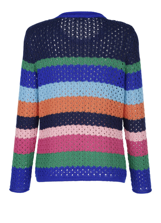 - Pullover in Blockringeldessin, in Größe 038 bis 052, in Farbe MULTICOLOR Ansicht 6