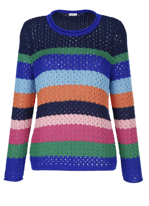 - Pullover in Blockringeldessin, in Größe 038 bis 052, in Farbe MULTICOLOR Ansicht 5