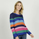 - Pullover in Blockringeldessin, in Größe 038 bis 052, in Farbe MULTICOLOR – Farbe MULTICOLOR – Ansicht 3