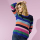 - Pullover in Blockringeldessin, in Größe 038 bis 052, in Farbe MULTICOLOR – Farbe MULTICOLOR – Ansicht 1