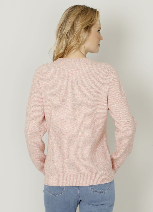 SALE % - Pullover aus Effektgarn, in Größe 038 bis 052, in Farbe ROSÉ Ansicht 2
