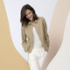 Blazer - Blazer mit Umlegekragen – Farbe BEIGE – Ansicht 1 Blazer - Blazer mit Umlegekragen, in Größe 038 bis 052, in Farbe BEIGE – Farbe BEIGE – Ansicht 1