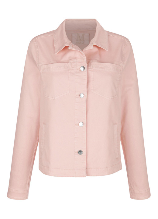 Kurz - Jeansjacke mit stiltypischen Nähten Ansicht 5 Kurz - Jeansjacke mit stiltypischen Nähten, in Größe 038 bis 052, in Farbe APRICOT Ansicht 5