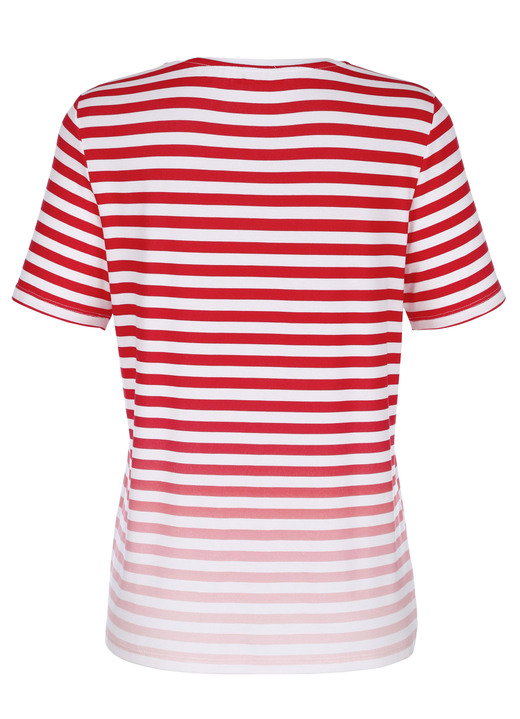 Shirts - Shirt mit platziertem Druckmotiv Ansicht 4 Shirts - Shirt mit platziertem Druckmotiv, in Größe 038 bis 052, in Farbe ROT-SCHWARZ-WEISS Ansicht 4