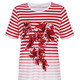 Shirts - Shirt mit platziertem Druckmotiv – Farbe ROT-SCHWARZ-WEISS – Ansicht 3 Shirts - Shirt mit platziertem Druckmotiv, in Größe 038 bis 052, in Farbe ROT-SCHWARZ-WEISS – Farbe ROT-SCHWARZ-WEISS – Ansicht 3