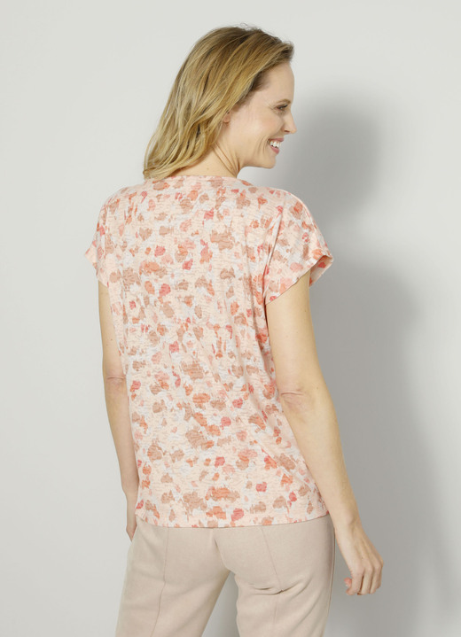 Shirts - Shirt mit dekorativem Zierband Ansicht 2 Shirts - Shirt mit dekorativem Zierband, in Größe 038 bis 048, in Farbe PFIRSICH-APRICOT Ansicht 2