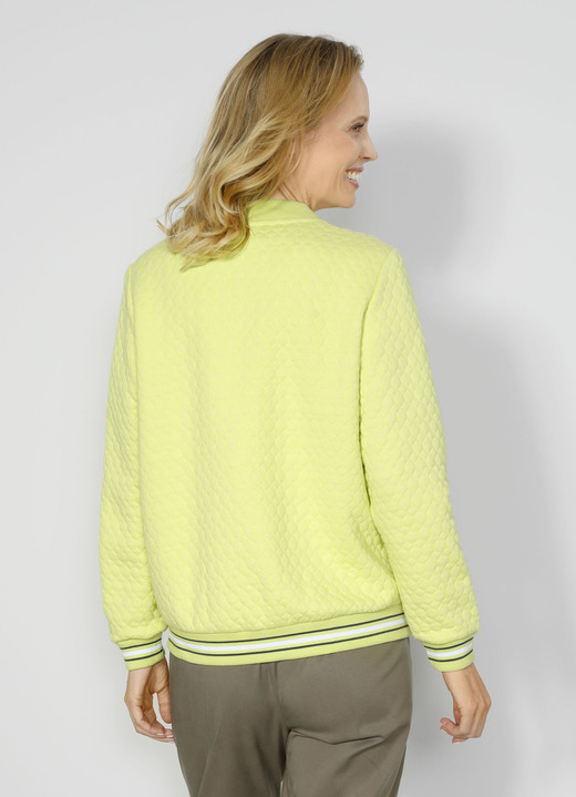 Shirts - Shirtjacke mit Collegekragen, in Größe 038 bis 046, in Farbe LIMETTE Ansicht 5