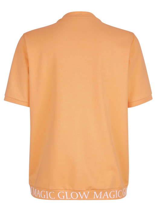 Shirts - Sweatjacke mit Rippenbündchen, in Größe 038 bis 050, in Farbe PFIRSICH Ansicht 6