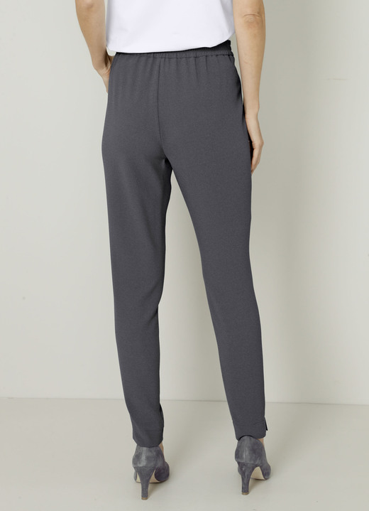 Hosen - Hose im Joggpant-Style, in Größe 019 bis 052, in Farbe DUNKELGRAU Ansicht 4
