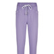 Hosen - Hose im Joggpant-Style – Farbe LILA-WEISS – Ansicht 1 Hosen - Hose im Joggpant-Style, in Größe 038 bis 050, in Farbe LILA-WEISS – Farbe LILA-WEISS – Ansicht 1
