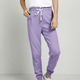 Hosen - Hose im Joggpant-Style, in Größe 038 bis 050, in Farbe LILA-WEISS – Farbe LILA-WEISS – Ansicht 4