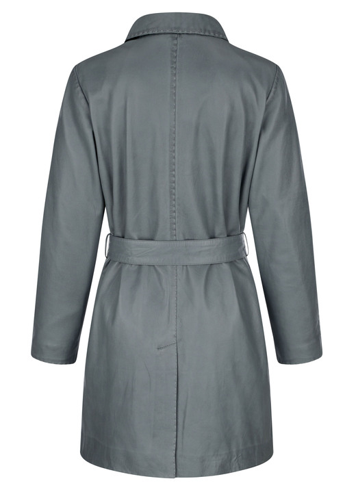 Lederjacken - Lederkurzmantel mit Umlegekragen, in Größe 020 bis 052, in Farbe MINT Ansicht 5