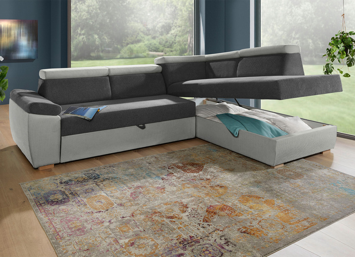 Polsterecken - Polsterecke mit Bettfunktion, in Farbe ANTHRAZIT-GRAU Ansicht 2