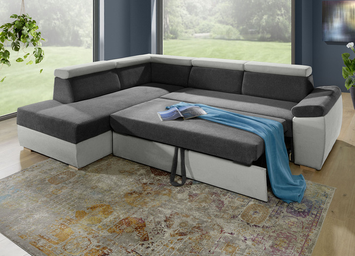 Polsterecken - Polsterecke mit Bettfunktion, in Farbe ANTHRAZIT-GRAU Ansicht 12