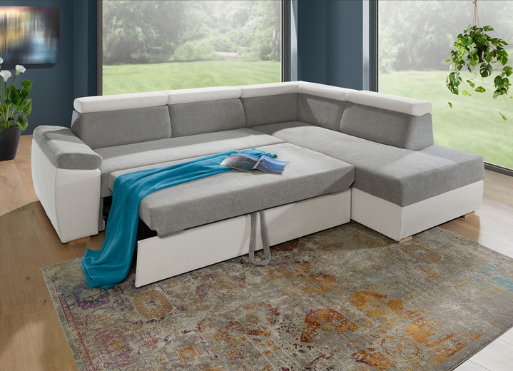 Polsterecken - Polsterecke mit Bettfunktion, in Farbe ANTHRAZIT-GRAU Ansicht 15