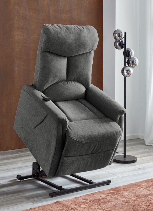 TV-Sessel / Relax-Sessel - TV-Sessel mit Motor und Aufstehhilfe, in Farbe ANTHRAZIT Ansicht 2