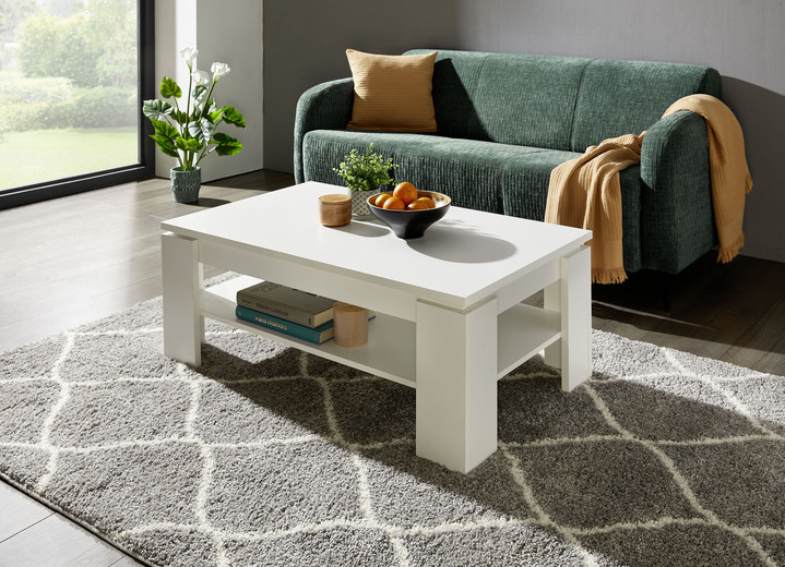 Couchtische - Couchtisch in modernem Design, in Farbe WEISS Ansicht 1