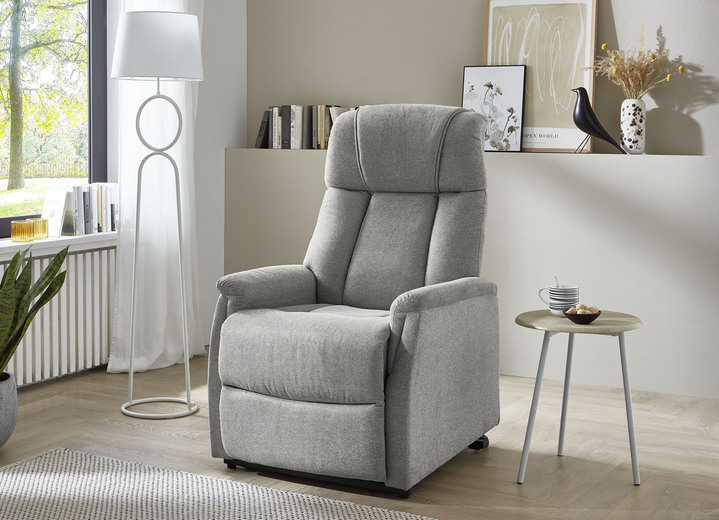 TV-Sessel / Relax-Sessel - Erstklassiker TV-Sessel mit Motor und Aufstehhilfe, in Farbe GRAU Ansicht 1