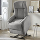 TV-Sessel / Relax-Sessel - Erstklassiker TV-Sessel mit Motor und Aufstehhilfe, in Farbe GRAU – Farbe GRAU – Ansicht 2