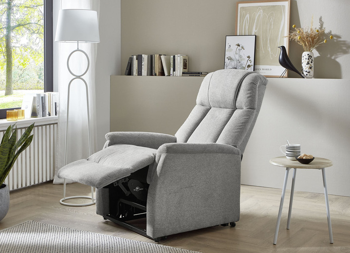 TV-Sessel / Relax-Sessel - Erstklassiker TV-Sessel mit Motor und Aufstehhilfe, in Farbe GRAU Ansicht 3