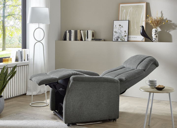 TV-Sessel / Relax-Sessel - Erstklassiker TV-Sessel mit Motor und Aufstehhilfe, in Farbe GRAU Ansicht 6