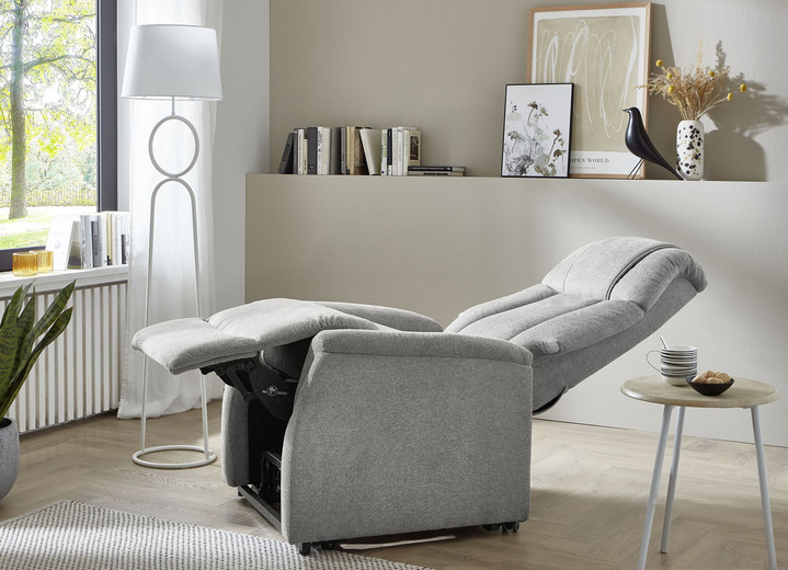 TV-Sessel / Relax-Sessel - Erstklassiker TV-Sessel mit Motor und Aufstehhilfe, in Farbe GRAU Ansicht 4