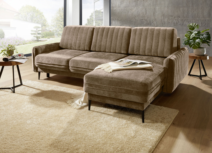 Polsterecken - Polsterecke mit Bettfunktion und Bettkasten, in Farbe TERRA Ansicht 5