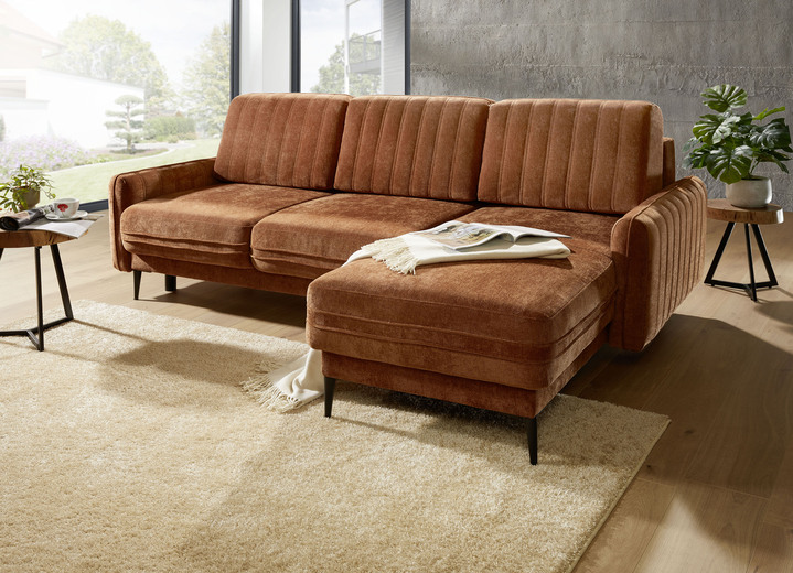 Polsterecken - Polsterecke mit Bettfunktion und Bettkasten, in Farbe TERRA Ansicht 3