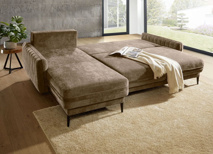 Polsterecken - Polsterecke mit Bettfunktion und Bettkasten, in Farbe TERRA Ansicht 11