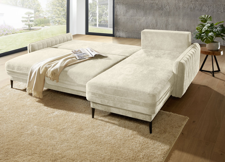 Polsterecken - Polsterecke mit Bettfunktion und Bettkasten, in Farbe TERRA Ansicht 8