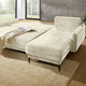 Polsterecken - Polsterecke mit Bettfunktion und Bettkasten, in Farbe TERRA – Farbe CREME – Ansicht 2