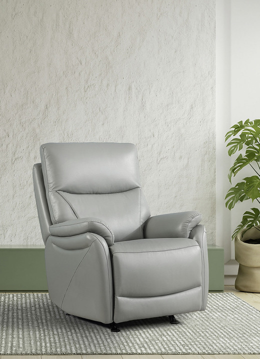 TV-Sessel / Relax-Sessel - TV-Sessel mit XXL-Sitzkomfort und Aufstehhilfe, in Farbe GRAU Ansicht 1
