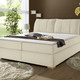 Boxspringbetten - Boxspringbett mit Topper, in Farbe BLAU – Farbe CREME – Ansicht 3