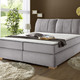 Boxspringbetten - Boxspringbett mit Topper, in Farbe BLAU – Farbe GRAU – Ansicht 3