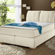 Boxspringbetten - Boxspringbett mit Topper, in Farbe BLAU – Farbe CREME – Ansicht 2