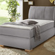 Boxspringbetten - Boxspringbett mit Topper, in Farbe BLAU – Farbe GRAU – Ansicht 1